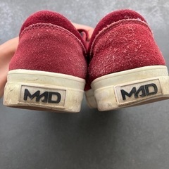 【傷あり】マッドフット　コーデュロイスニーカー23センチの画像