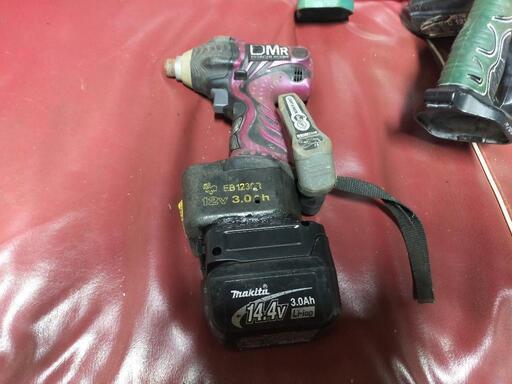 日立工機　旧型12v工具3台+マキタ14.4vアダプター
