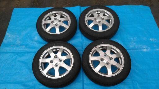ダイハツ純正アルミホイール付14インチ夏タイヤ4本セット