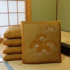 日本製 高級 座布団 八端判 5枚組セット 