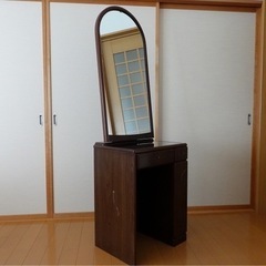 ドレッサー 鏡台 化粧台 椅子付きの画像