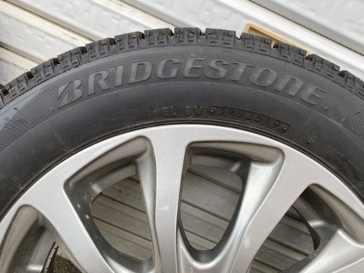 ブリヂストン　バルミナ　14インチ　アルミ　スタッドレス　タイヤホイールセット