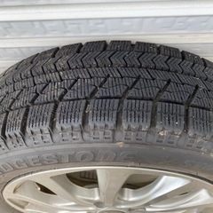 ブリヂストン　バルミナ　14インチ　アルミ　スタッドレス　タイヤホイールセットの画像