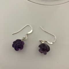 アメジスト　ピアス