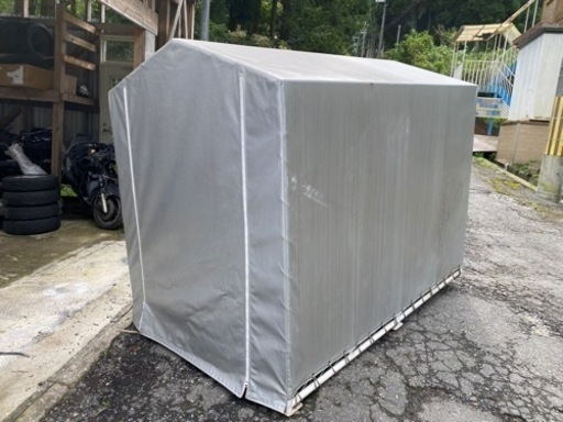 頑丈大型バイクガレージ又は物置！配送OK！お問い合わせ下さい