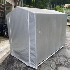頑丈大型バイクガレージ又は物置！配送OK！お問い合わせ下さい