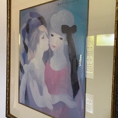 ワンコインセール！！　絵画　マリー・ローランサン「キス（接吻）」