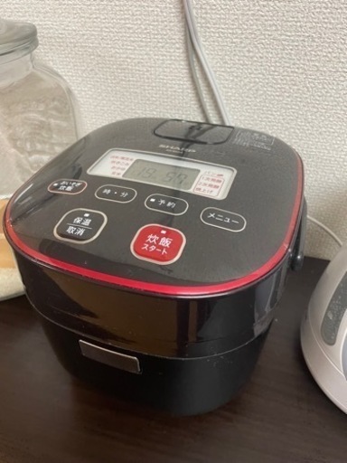 SHARP 炊飯器　3号炊き　ブラック
