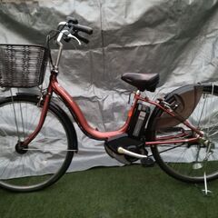 福島県発!美品！新品8.7Ah! 試乗車！ヤマハPAS Natura L スーパーの画像