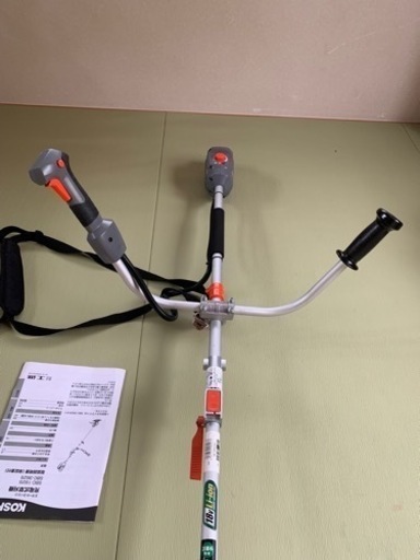 充電式草刈機(中古)、バッテリー２個付、KOSHIN製