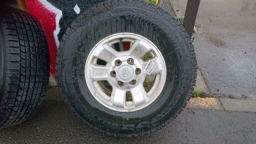 M+S 265/70R16 Bridgestone Toyota  4本 5分山