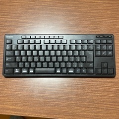 ELECOM Silent Keyboard USB レシーバー キーボードの画像