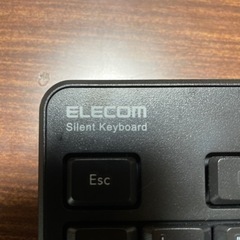 ELECOM Silent Keyboard USB レシーバー キーボードの画像