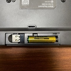 ELECOM Silent Keyboard USB レシーバー キーボードの画像