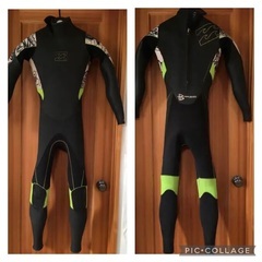 ビラボン　メンズ　セミドライウェットスーツ　5ミリ