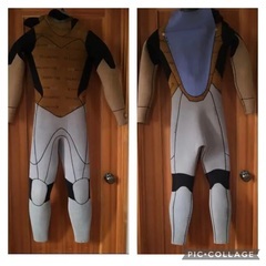 ビラボン　メンズ　セミドライウェットスーツ　5ミリの画像