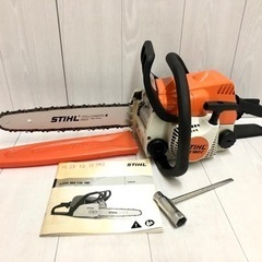 動作確認済 ★ STIHL スチール MS 180 C - BE 軽量コンパクト エンジンチェンソー 31.8cc エルゴスタート＆クイックチェンテンショナー搭載