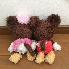 ミッキー、ミニー　ぬいぐるみの画像