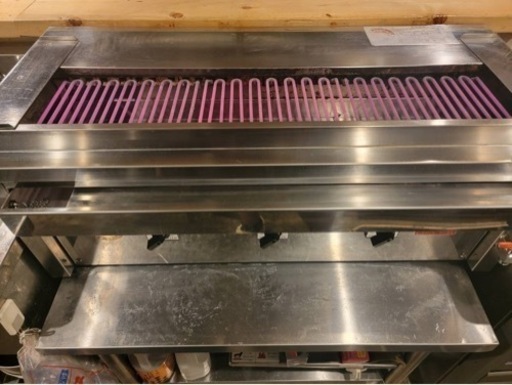 中古美品！業務用卓上電気グリラー　ヒゴグリラー