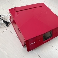 Canon キャノン　コピー機　赤　レッド
