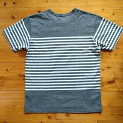 THE NORTH FACE（ノースフェイス）グレーボーダーTシャツの画像