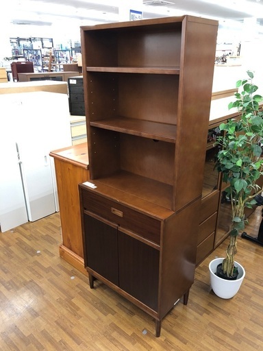 オープントップキャビネット　カリモク60+ ブラウン