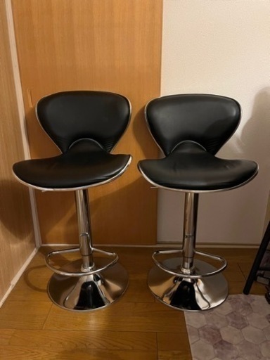 【お取引中】カウンターチェア2脚セット