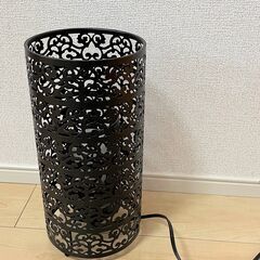 【0円】フロア間接照明 アイロン製 ブラック ◇他にも出品あり◇