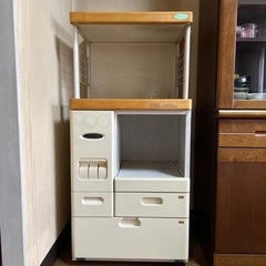 米びつ付きレンジ台