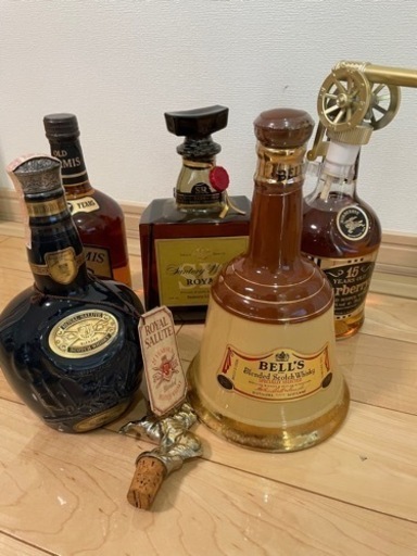 ウィスキー　古酒　５本セット　未開栓