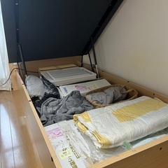 収納付きベッドの画像