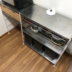 決まりました！無印のステンレスユニットシェルフです！