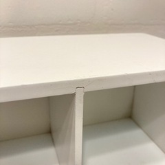 白い棚　卓上など　の画像