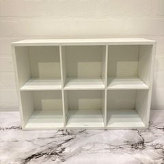 白い棚　卓上など　