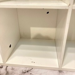 白い棚　卓上など　の画像