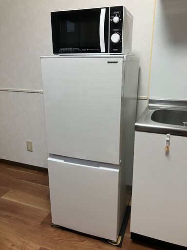 【10月処分予定　2021年製 家電3点セット】単身者用　冷蔵庫/洗濯機/電子レンジ