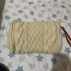 値下げしました！ニット　ハンドバッグの画像