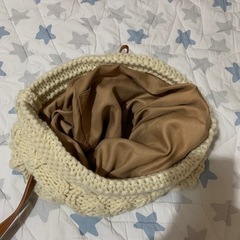 値下げしました！ニット　ハンドバッグの画像