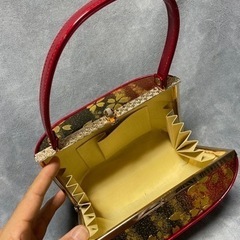 【受け渡し予定者決まりました】　成人式に！　和装バッグ、ぞうりセット、美品です。の画像