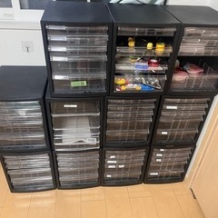 （終了）収納棚　事務用にもおすすめ　黒の画像