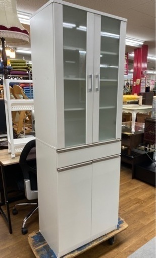 R336 NITORI スリム食器棚、キッチン台、幅60cm 美品