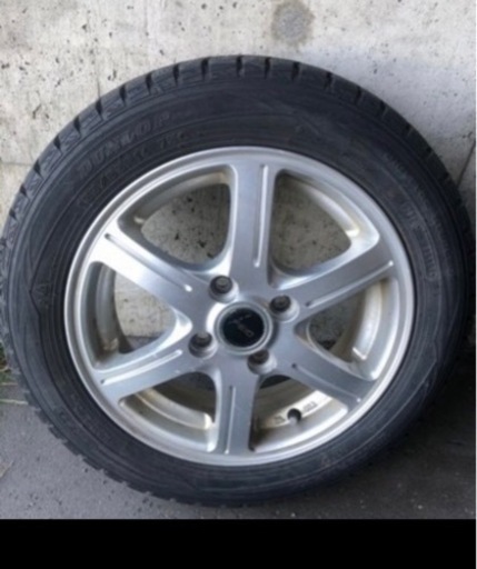 冬タイヤ　14インチ　4本　DUNLOP