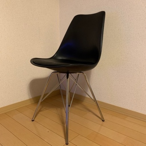 ダイニングチェア 1脚 ブラック