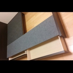 ★引取先確定済★セミダブルベッド　マットレス付の画像