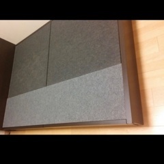 ★引取先確定済★セミダブルベッド　マットレス付の画像