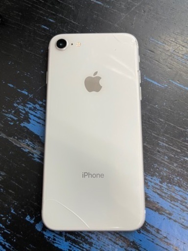 【ジャンク】iPhone8 64gb シルバー 画面・背面割れ 2022/09/18