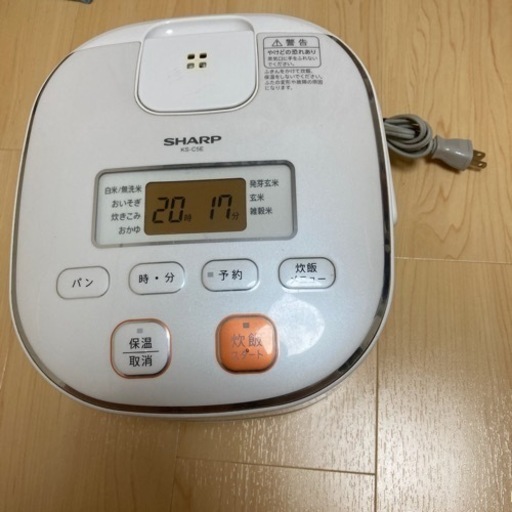 シャープ　炊飯器　3合用