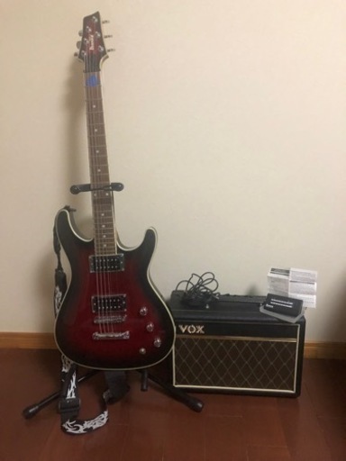 エレキギターGio Ibanez（ジオアイバニーズ）アンプ付