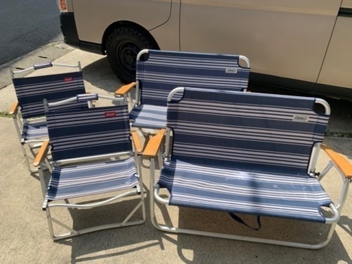 希少！人気！コールマン　ボーダー　キャンプ　アウトドアチェア