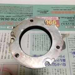 ３点止めマフラー変換ブラケット　自作